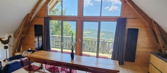 Architect-designed home in the hills above Sinard