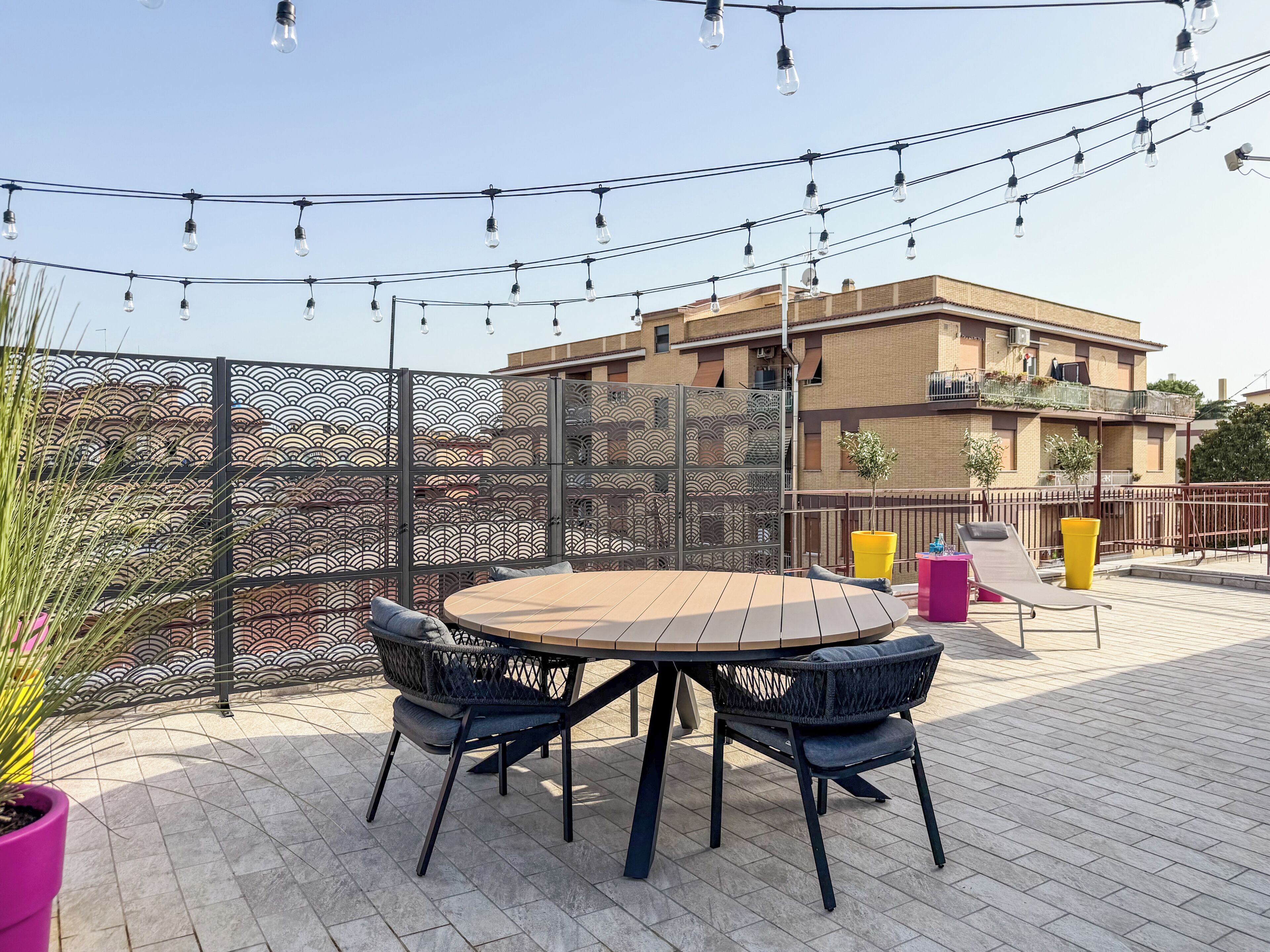 Penthouse, uitzicht op de stad | Woonruimte