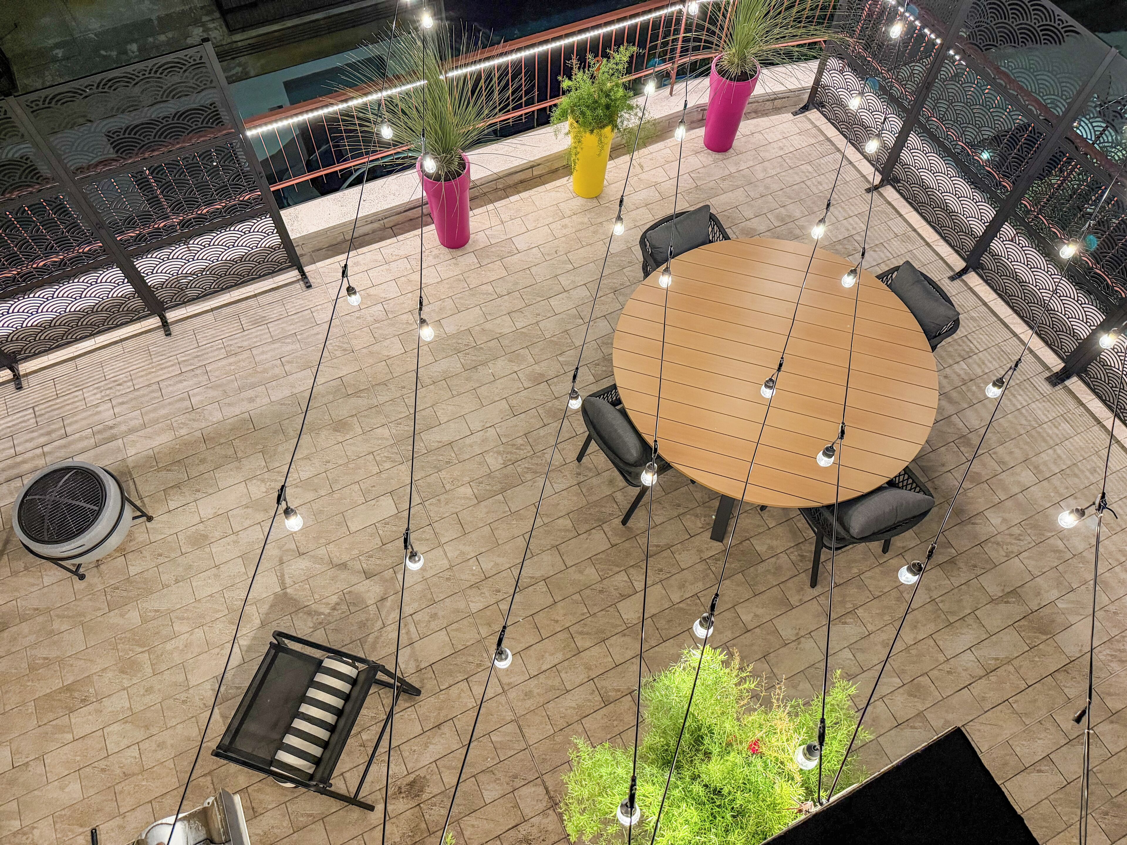 Loftsleilighet, byutsikt | Terrasse/patio