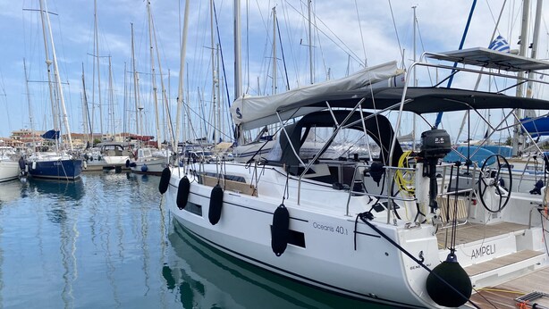 A marina with multiple sailboats docked. - Sun-Kissed Sailing Adventure in the Ionian Islands, Lefkada (Lefkada)