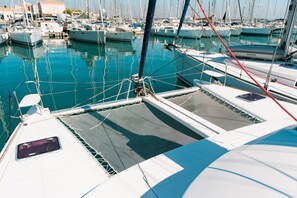 A marina with multiple sailboats docked. - Sun-Kissed Sailing Adventure in the Ionian Islands, Lefkada (Lefkada)