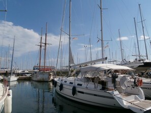 A marina with multiple sailboats docked. - Sun-Kissed Sailing Adventure in the Ionian Islands, Lefkada (Lefkada)
