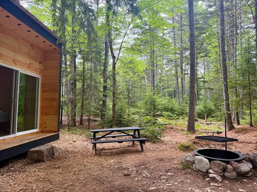 Applecroft Cabin No. 3 - Modern off-grid cabin deep in the woods.