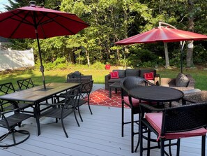 Outdoor dining - Adorable House for Rent August 15-22, 2026 (Falmouth)