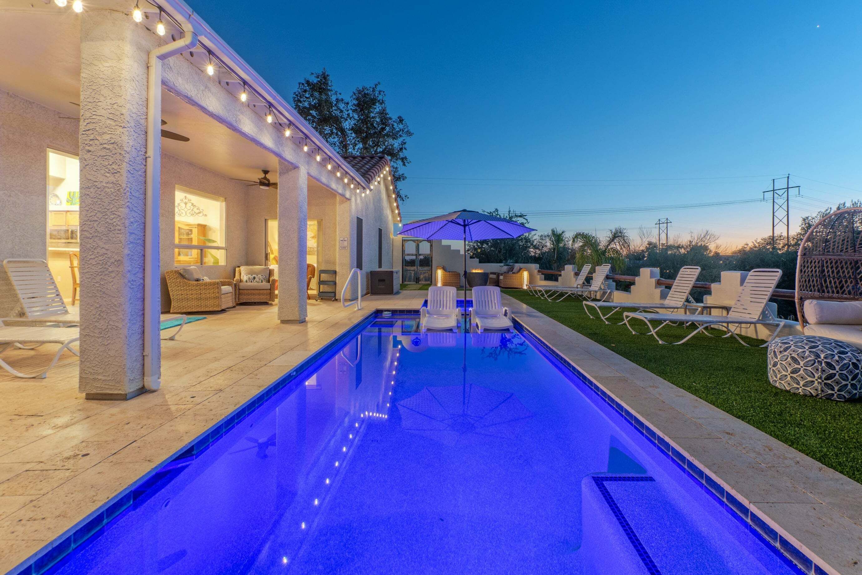 Beheizter Pool