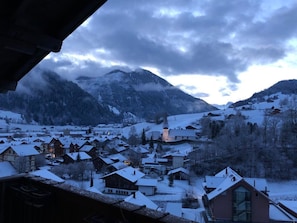 Blick von der Unterkunft