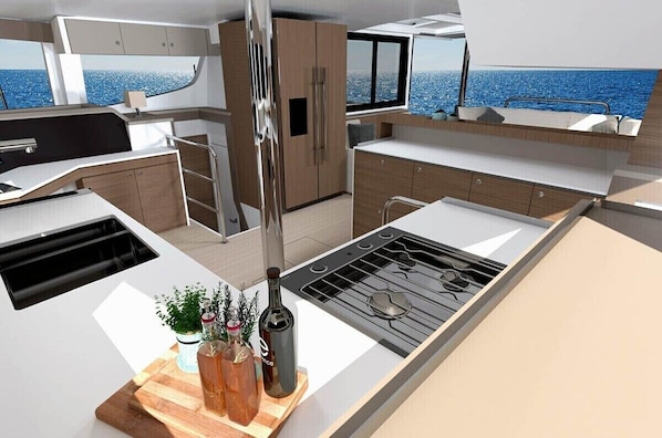 Private kitchen - Sun-Kissed Sailing Adventure in the Ionian Islands, Lefkada (Lefkada)