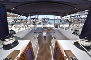 Outdoor dining - Sun-Kissed Sailing Adventure in Zadar, Croatia (Bibinje)