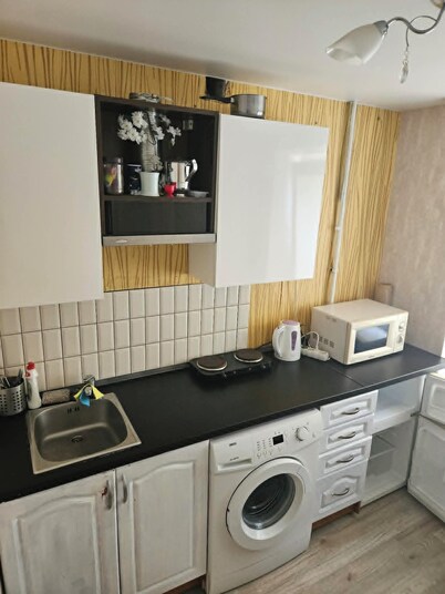 Serene 1-bedroom apartment with AC in charming Jūrmala