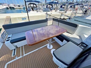 Outdoor dining - Sun-Kissed Sailing Adventure in Zadar, Croatia (Bibinje)