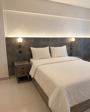 Iron/ironing board, WiFi, bed sheets - Hamsun 2-bedroom apartment hotel in Clifton Karachi (Karachi)