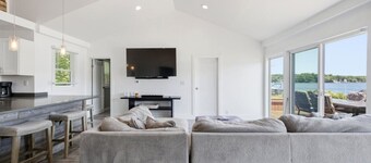 Private Beach, Dock & Sunset Lake Days with Fire Pit Near St. Joseph Beach Town