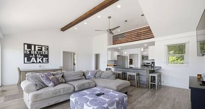Private Beach, Dock & Sunset Lake Days with Fire Pit Near St. Joseph Beach Town
