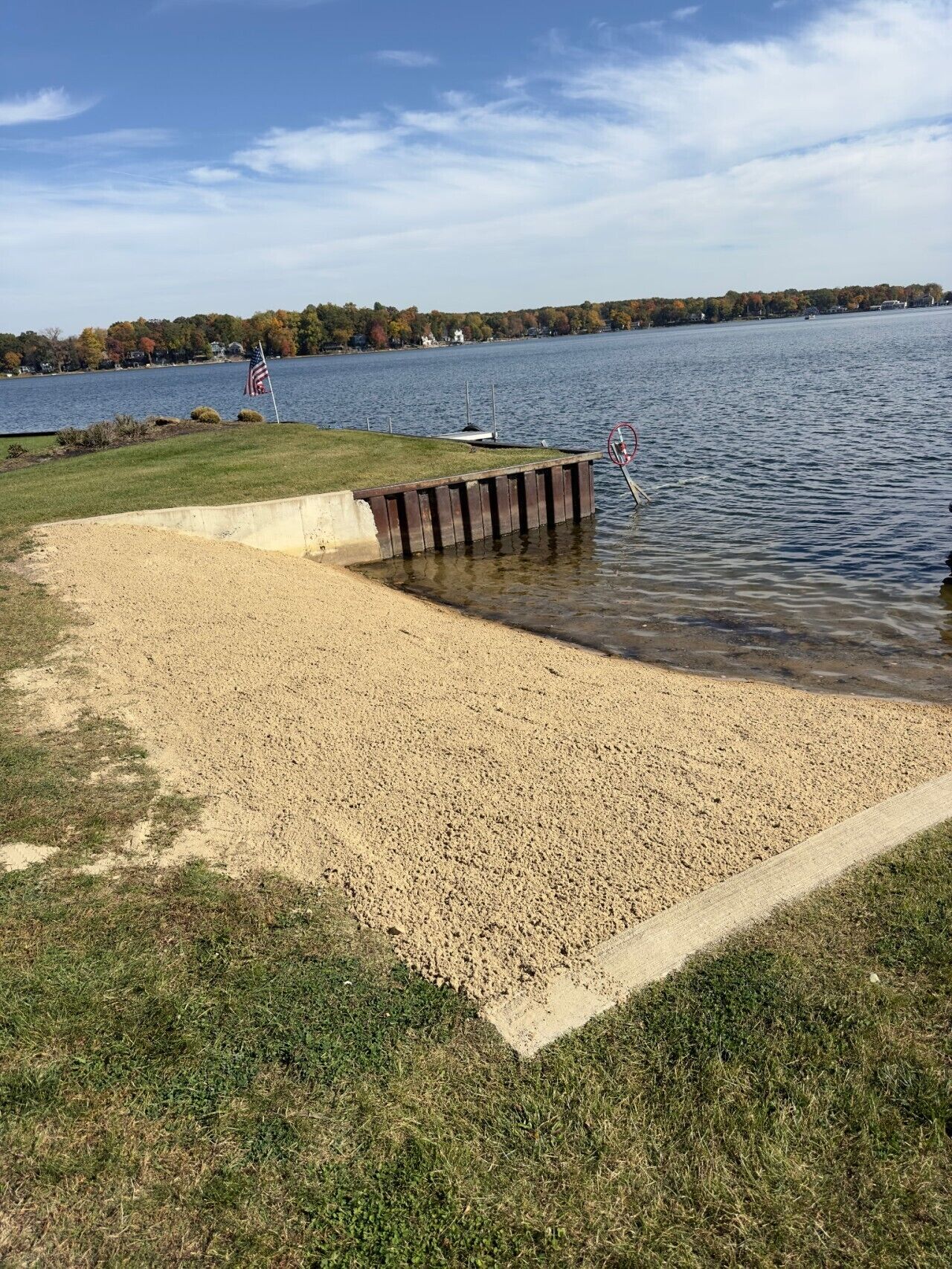 Vlak bij het strand
