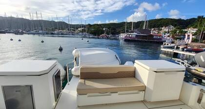 Caribbean Sun-Kissed Sailing: A Luxurious Beach Experience from Martinica, Le Marin