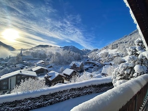 Blick von der Unterkunft
