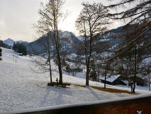 Blick von der Unterkunft