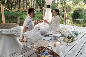 Sauna, hot tub - FORSTGUT - Chalets & Suiten (Regen)