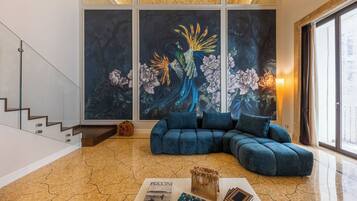 Luxury-Suite, Stadtblick | Innenbereich