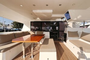Outdoor dining - Sun-kissed Sailing Adventure in Split-Dalmatia, Croatia (Trogir)