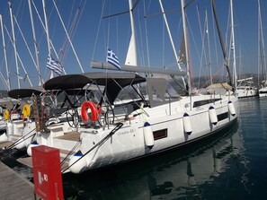 A marina with multiple sailboats docked. - Sun-Kissed Sailing Adventure in the Ionian Islands, Lefkada (Lefkada)