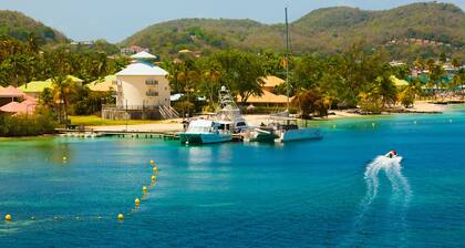 Caribbean Sun-Kissed Sailing: A Luxurious Beach Experience from Martinica, Le Marin