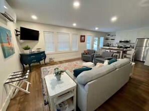 Family Apartment | Living area - Guesthouse on Terrace (Winona Lake)