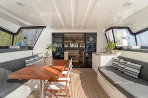 Outdoor dining - Sun-Kissed Sailing Adventure in the Ionian Islands, Lefkada (Lefkada)