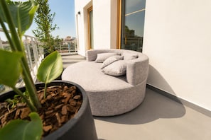 Estúdio exclusivo, vista para a cidade | Sacada