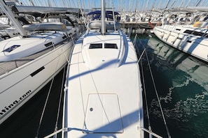 A marina with multiple yachts docked. - Sun-kissed Sailing Adventure in Split-Dalmatia, Croatia (Trogir)