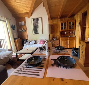 Living area - Apartment with balcony in Saint-Chaffrey (Saint-Chaffrey)