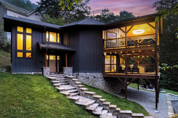 Exterior - Slopeside Luxury Retreat | Hot Tub and Fire Pit (Beech Mountain)