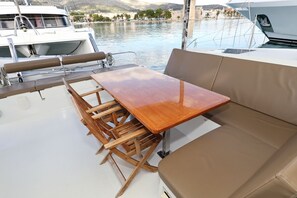 Outdoor dining - Sun-kissed Sailing Adventure in Split-Dalmatia, Croatia (Trogir)