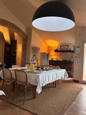 Family Apartment, Balcony, Garden View | Dining - Villa Nuvola Suites (Fiorano Modenese)