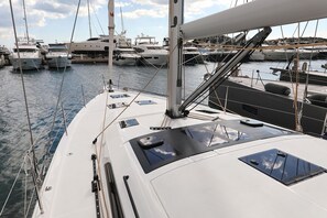 A marina with multiple yachts docked. - Sibenik Sun and Beach Sailing Extravaganza (Tribunj)