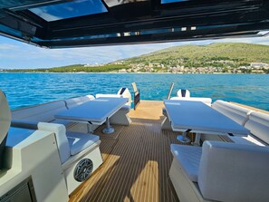 Terrace/patio - Sun-kissed Sailing Adventure in Split-Dalmatia, Croatia (Seget Donji)