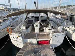 A marina with multiple sailboats docked. - Sun-Kissed Sailing Adventure in Zadar, Croatia (Bibinje)
