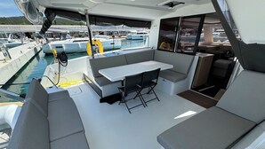 Outdoor dining - Sun-Kissed Sailing Adventure in Zadar, Croatia (Bibinje)