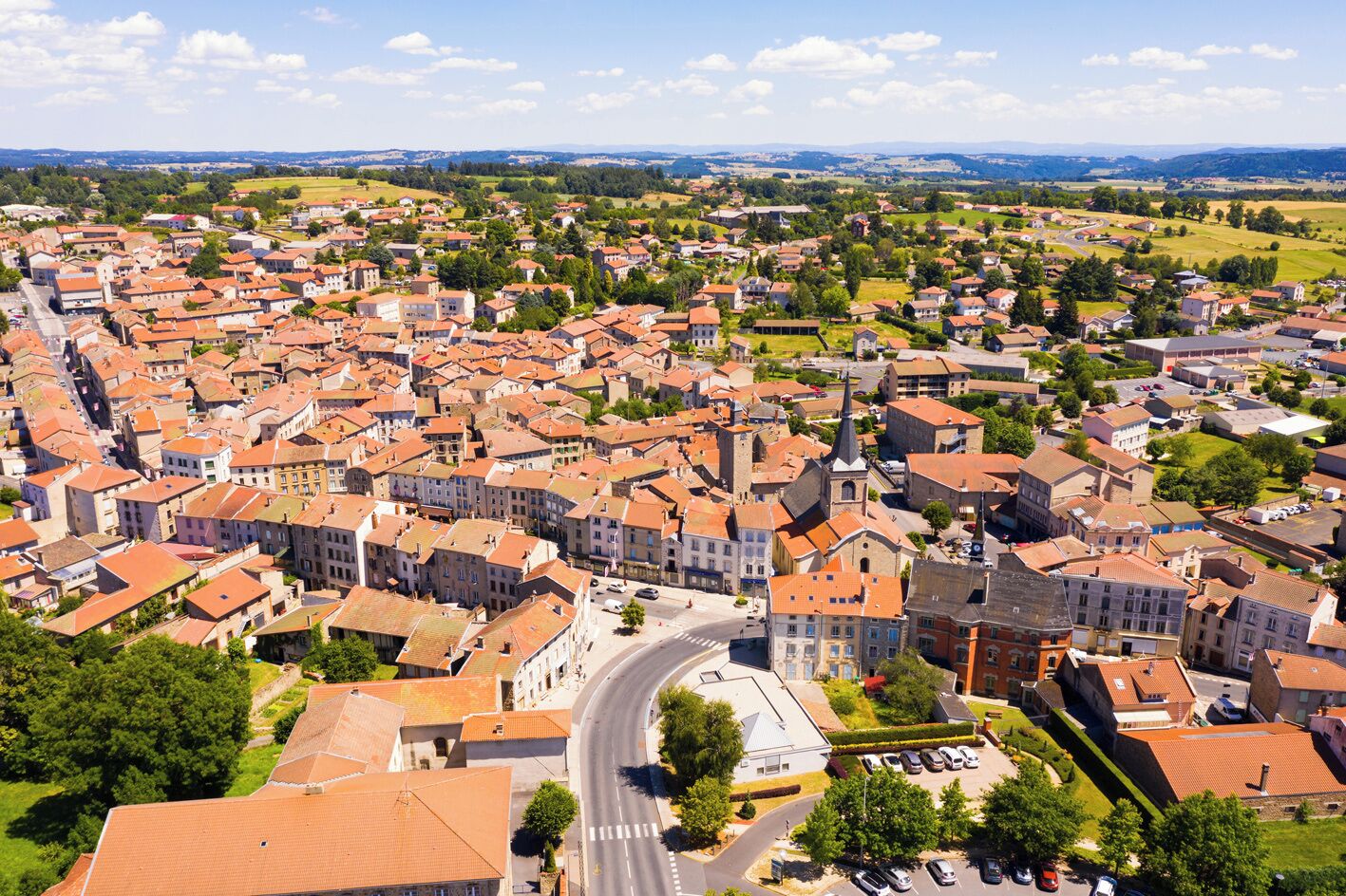 Vue aérienne