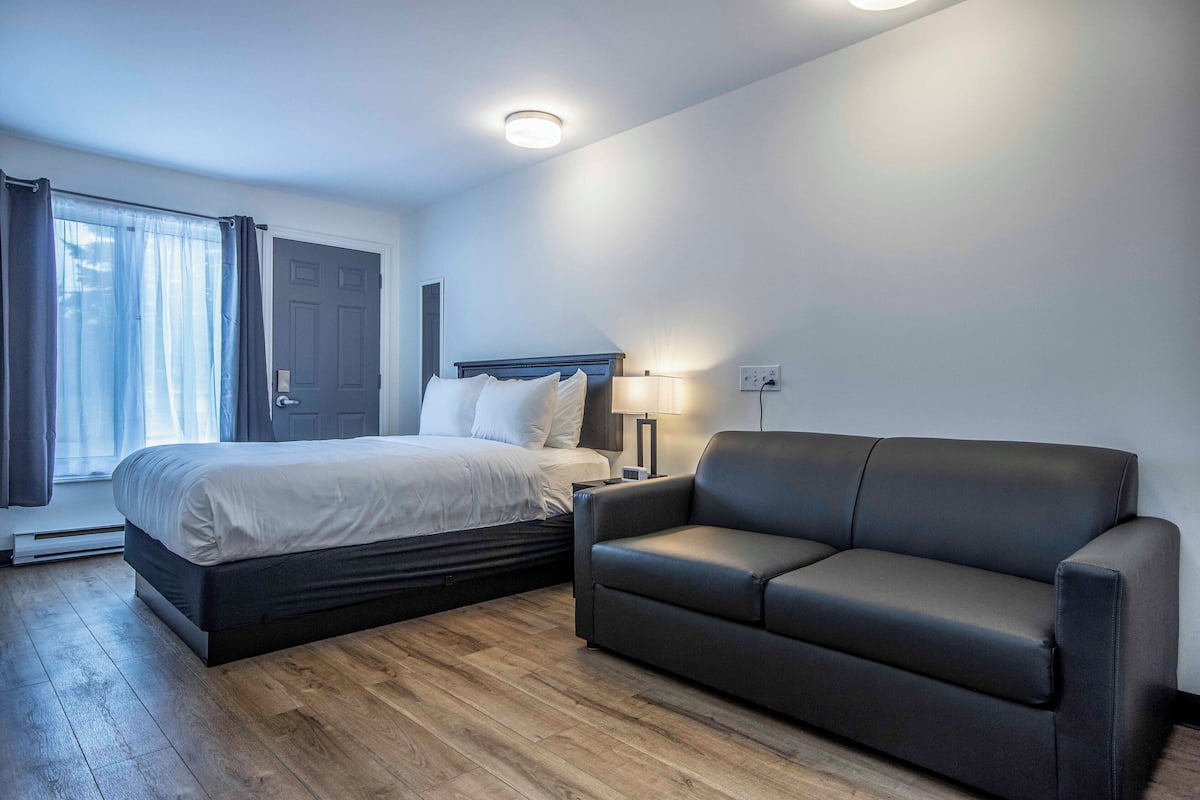 Habitación estándar, 1 cama de matrimonio con sofá cama, no fumadores | Tabla de planchar con plancha, wifi gratis, ropa de cama