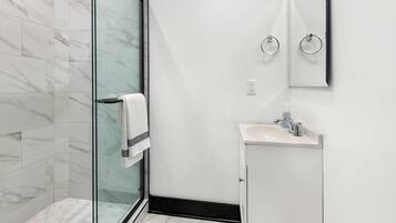 Towels, soap, toilet paper