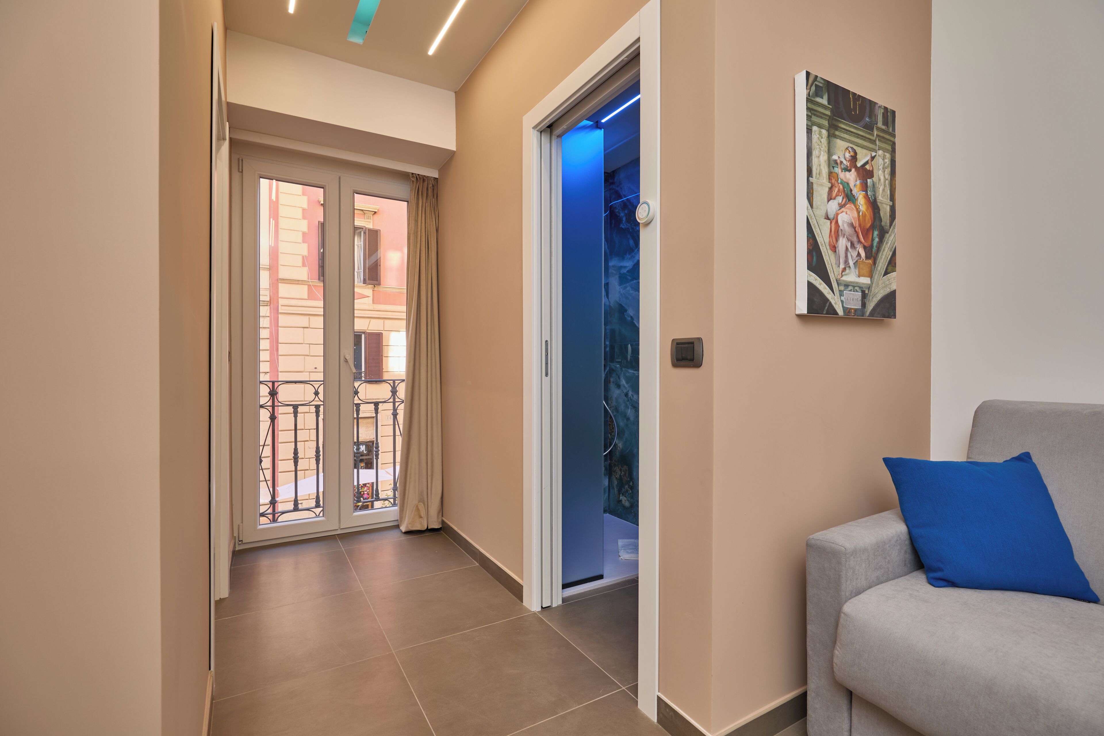 Quadrupla Deluxe, vista città | Insonorizzazione, ferro/asse da stiro, Wi-Fi gratuito, lenzuola