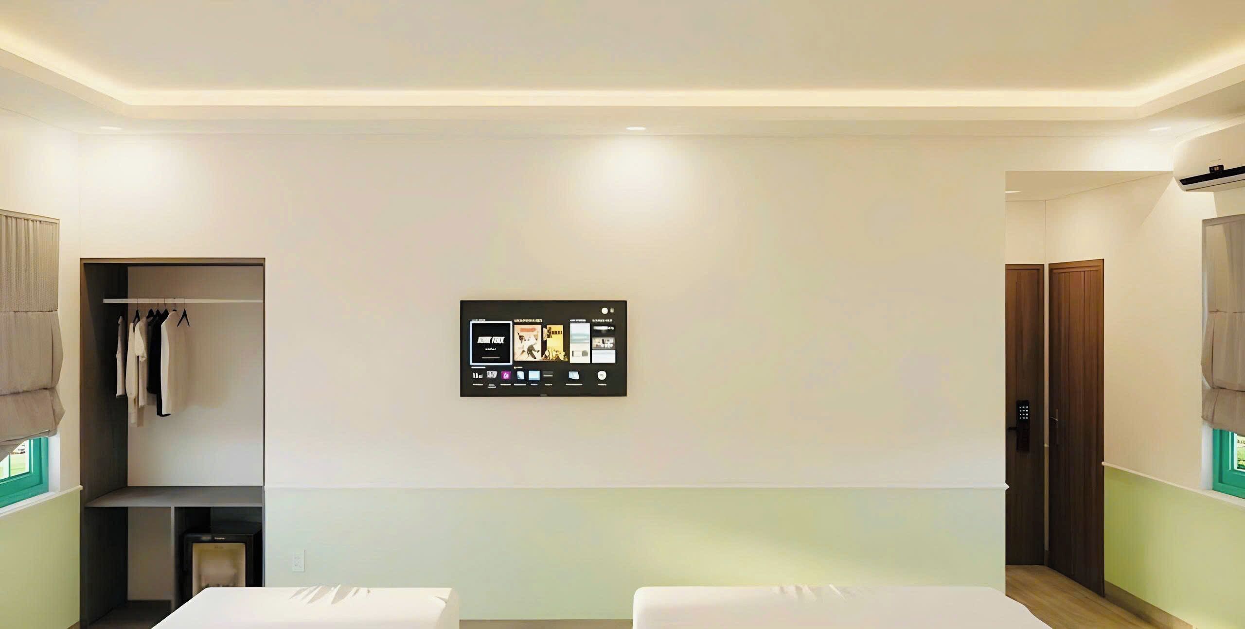 Lyxvilla - flera sovrum - utsikt mot staden | Skrivbord, gratis wi-fi och sängkläder