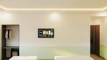 Lyxvilla - flera sovrum - utsikt mot staden | Skrivbord, gratis wi-fi och sängkläder