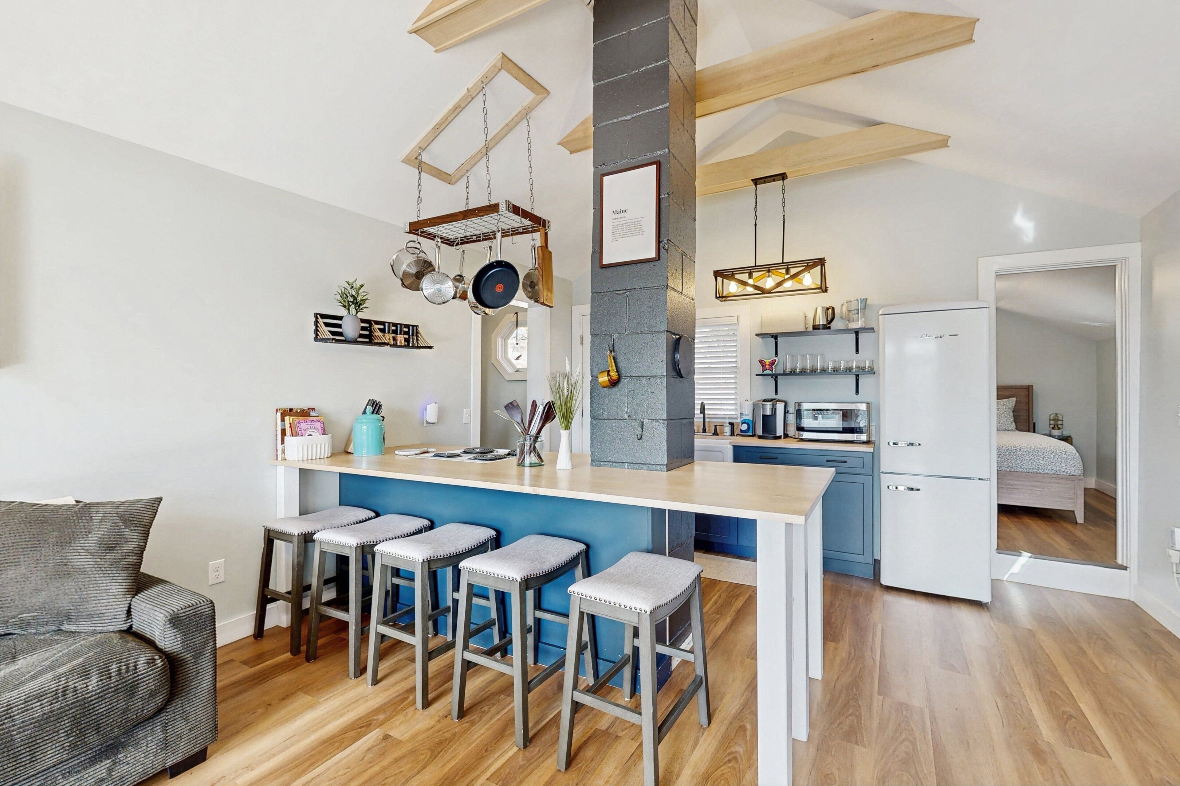 Kabin, 2 Tempat Tidur Queen, dapur (Sunrise on the Megunticook) | Interior