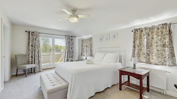 2 bedrooms, individually decorated, individually furnished, bed sheets