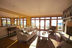 House, Multiple Beds (Pumpkin Point) | Living area - Pumpkin Point, Ocean Views, Dock (Spruce Head)