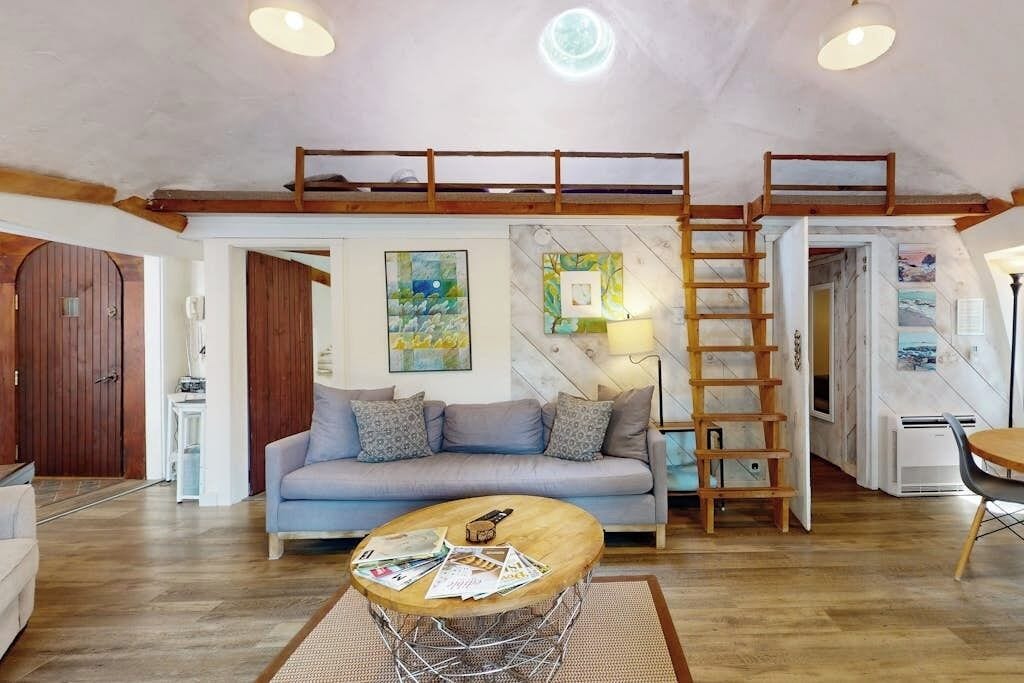 Rumah, 2 Tempat Tidur Queen, dapur (The Dome House) | Area keluarga
