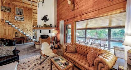 Waterfront Home on Moose River With Firepit, Porch, Pool Table, Great River View