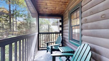 Cabin, 1 King Bed, Fireplace (Eagle Cabin 81) | View from room
